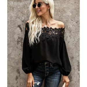 Azura Exchange Lace Off The Shoulder Top