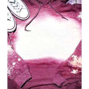 Azura Exchange Leopard Bleached Hoodie with Pocket