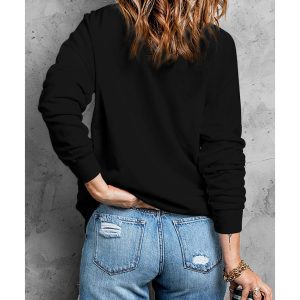 Azura Exchange MAMA Glitter Graphic Sweatshirt