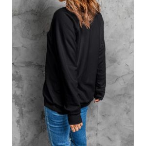 Black Halloween stay Spooky Graphic Sweatshirt