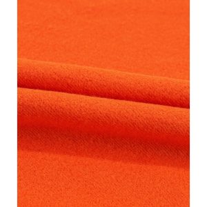 Russet Orange Solid Fleece Lined Drop Shoulder Terry Sweatshirt