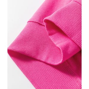 Rose Red Floral MAMA Embroidered Graphic Pullover Sweatshirt