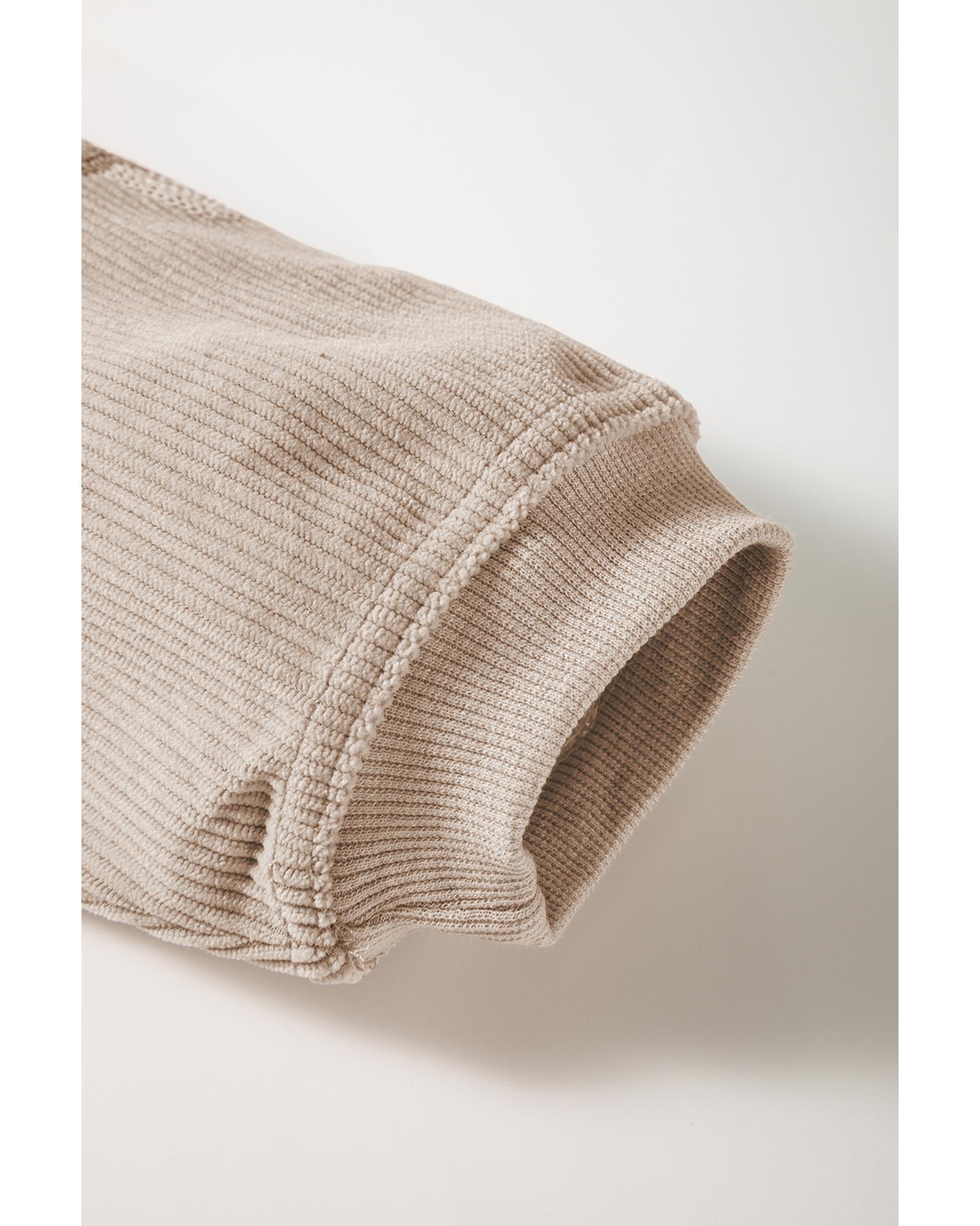 Smoke Gray Turkey Graphic Corded Baggy Sweatshirt - Image 7