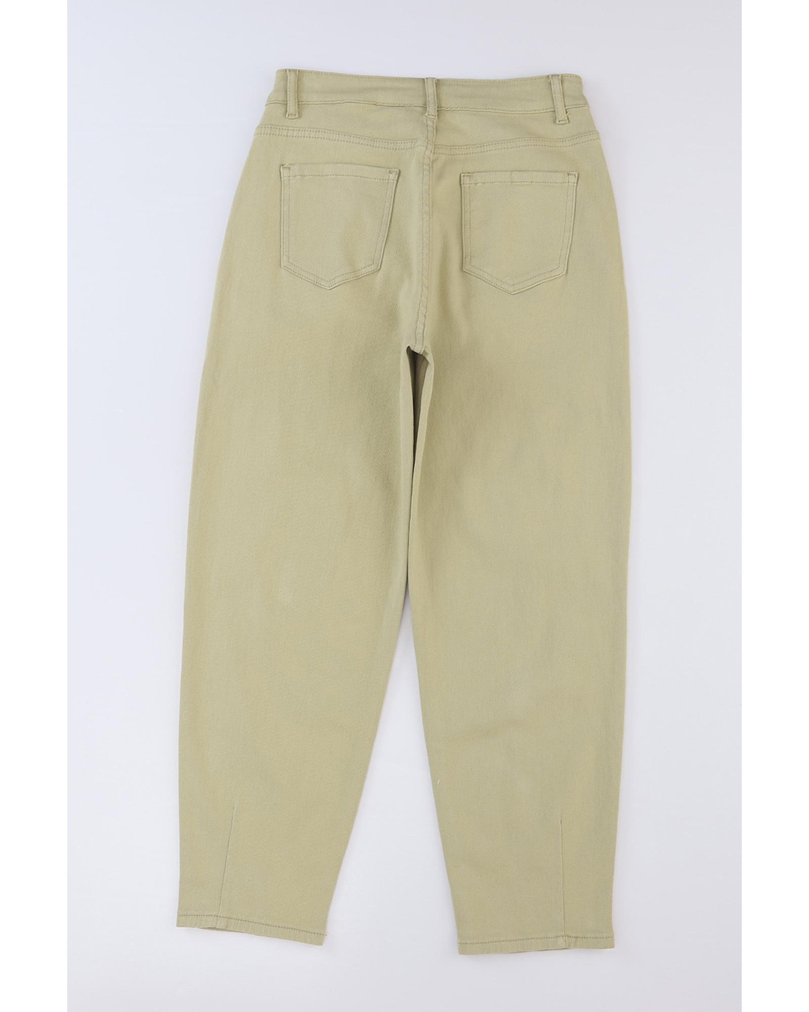 Azura Exchange Solid High Waist Casual Pants