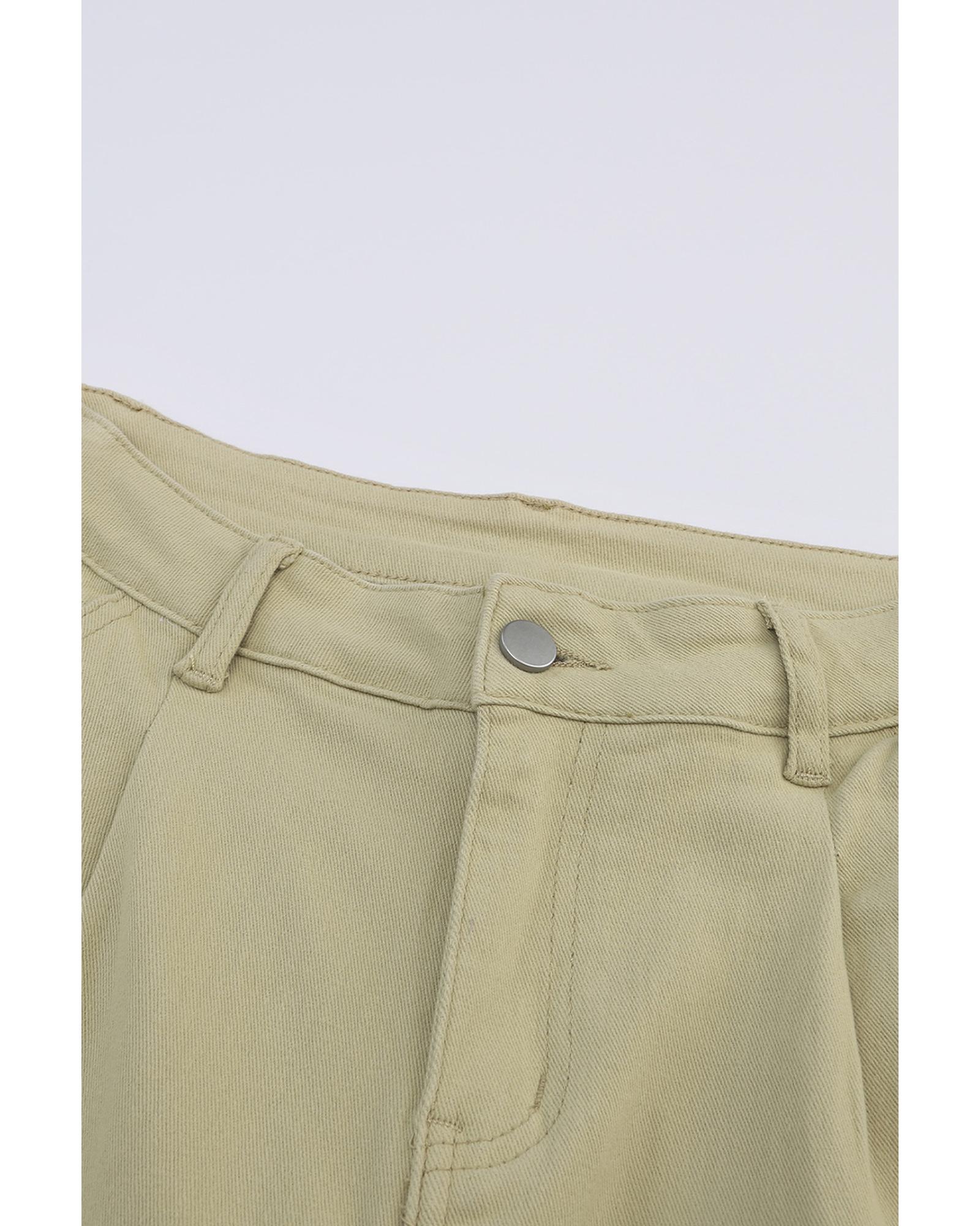 Azura Exchange Solid High Waist Casual Pants - Image 4