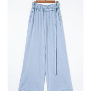 Azura Exchange High Waist Wide Leg Tencel Jeans