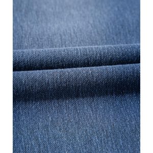 Navy Blue Skinny Elastic Waist Ankle Length Mid Waist Jeggings with Pockets