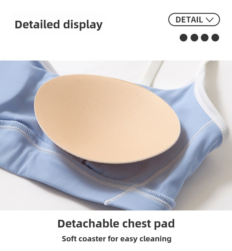 Blue Flared Leggings & Sports Bra Set - Breathable & Stretchy Activewear for Yoga, Running & Gym Workouts Size XL - Image 6